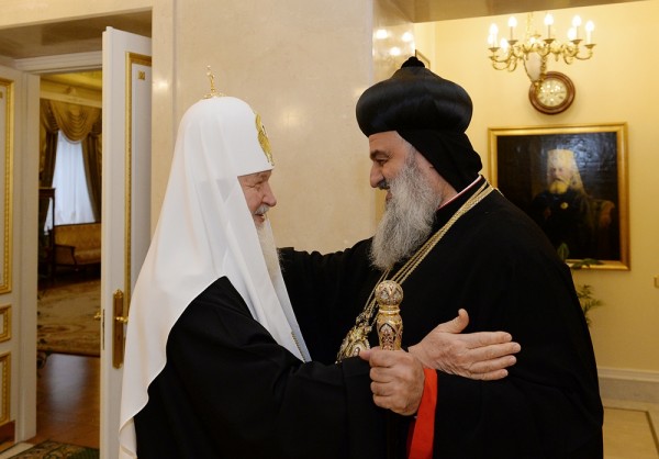 His Holiness Patriarch Kirill meets with Patriarch of the Syriac Orthodox Church