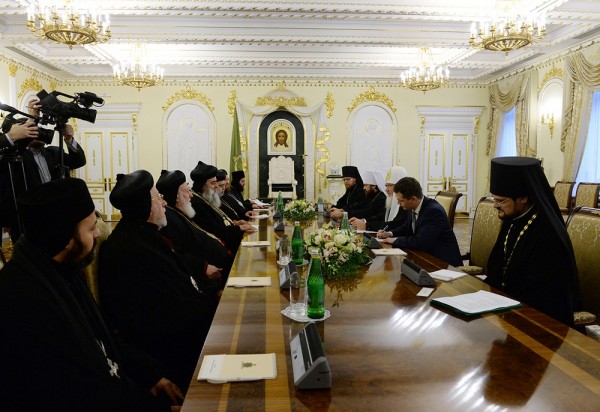 Patriarch of Syriac Orthodox Church meets with Russia’s Minister of Foreign Affairs Sergey V. Lavrov