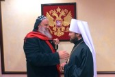 Head of Syriac Orthodox Church arrives in Russia