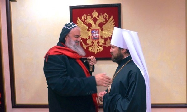 Head of Syriac Orthodox Church arrives in Russia