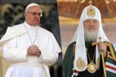 Patriarch Kirill congratulates the pontiff on his 80th birthday with an icon of St. Seraphim of Sarov