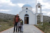 This Greek Teacher and His Two Students Commemorate Three Hierarchs Day on Tiny Greek Island