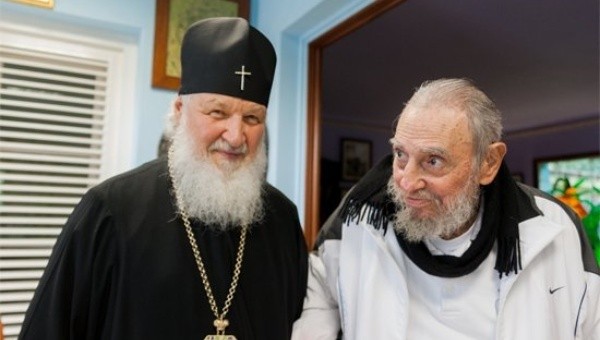 Russian Orthodox Church Leader Meets Fidel Castro in Havana