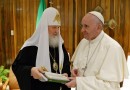 Pope Francis Shows Satisfaction after Meeting with Russian Patriarch