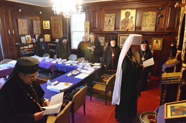 Metropolitan Tikhon opens Holy Synod Spring Session