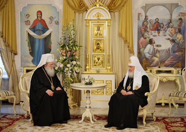 Meeting between Primates of Russian and Bulgarian Orthodox Churches takes place in Moscow