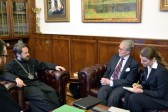 Metropolitan Hilarion meets with German Ambassador to Russia