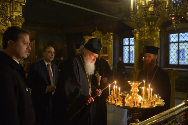 Patriarch Neophyte visits Moscow representation of Bulgarian Orthodox Church