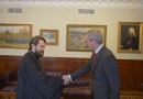 Metropolitan Hilarion meets with British Ambassador in Russia