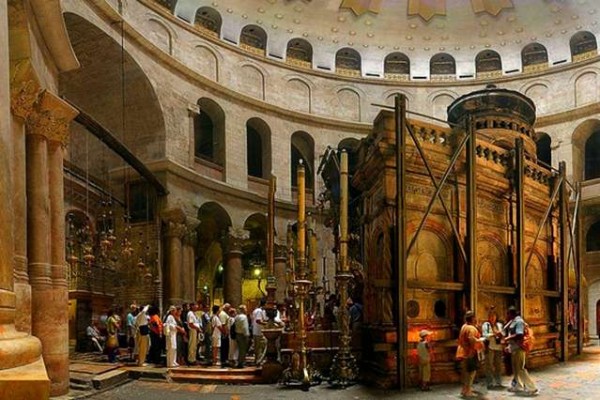 The Edicule where the Holy Fire descends at the Church of the Holy Sepulchre in Jerusalem to be restored first time in 200 years