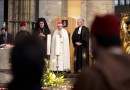 Representatives of the Russian Orthodox Church attend the commemoration of Brussels terror attacks victims
