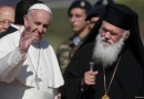 Pope Francis and Orthodox leaders visit migrants on Lesbos