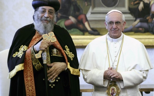 Pope Francis: Catholics, Copts can offer joint witness to dignity of life, marriage, creation