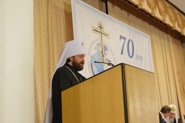 Metropolitan Hilarion: Contradictions between the Orthodox Church and the Protestant communities that distort the doctrine to accommodate modern secular standards are intensifying