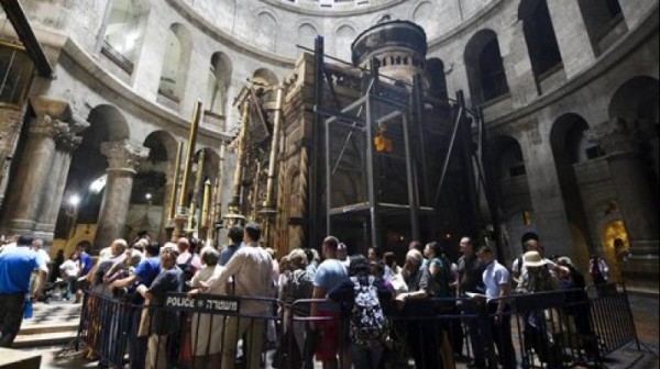 Works launched to restore Jesus’ tomb in Jerusalem