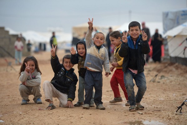 Syrian Christians march for peace on International Children’s Day