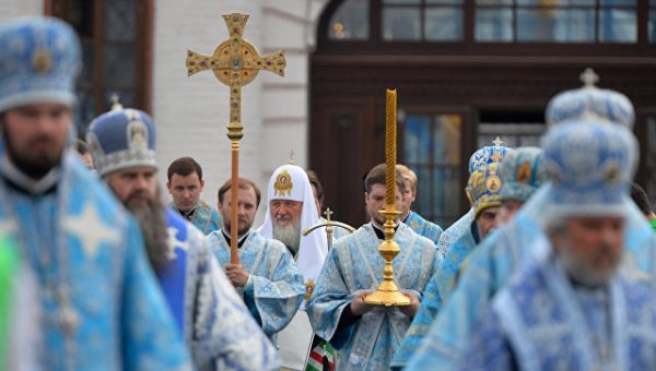 Cross procession led by Patriarch Kirill was going on in Kazan