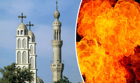 Hundreds of Muslims burn down Christian homes as warning not to build new church