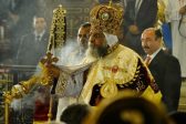 Coptic Pope Prays in Ancient Church Symbolic of Past Persecutions