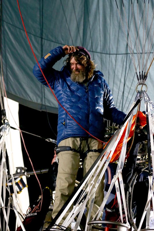 Fedor Konyukhov prepares for lift off from the Northam Aero Club (Paul Kane/ Getty Images)