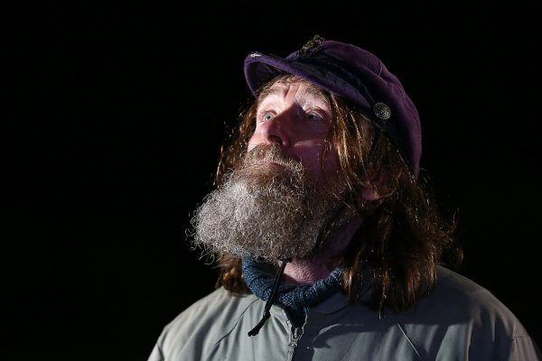 Fedor Konyukhov inspects his craft before lifting off from the Northam Aero Club in NorthamPaul Kane/ Getty Images