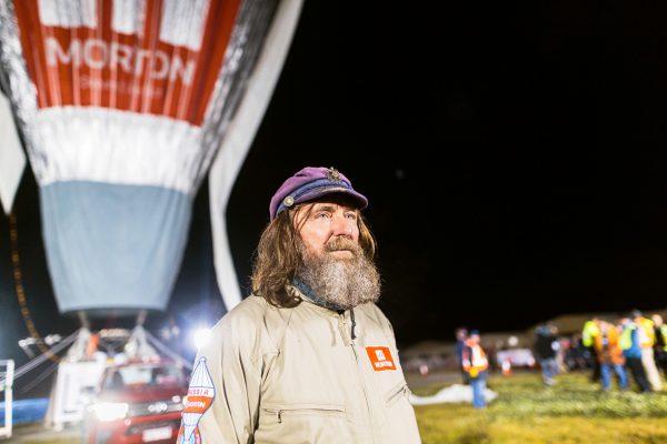 ussian adventurer Fedor Konyukhov watches his hot air balloon inflate (Oscar Konyukhov/ Reuters)