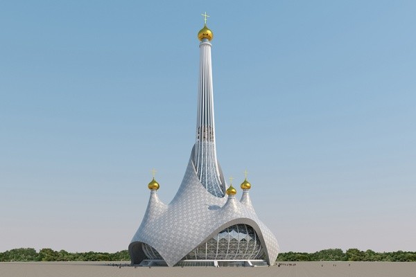 Unfinished TV tower in Yekaterinburg may be turned in St. Catherine Church