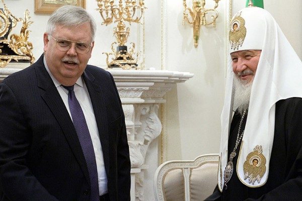 Patriarch Kirill meets with US ambassador in Russia