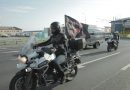 Orthodox believers held a motocross around Moscow with Icon of St. George