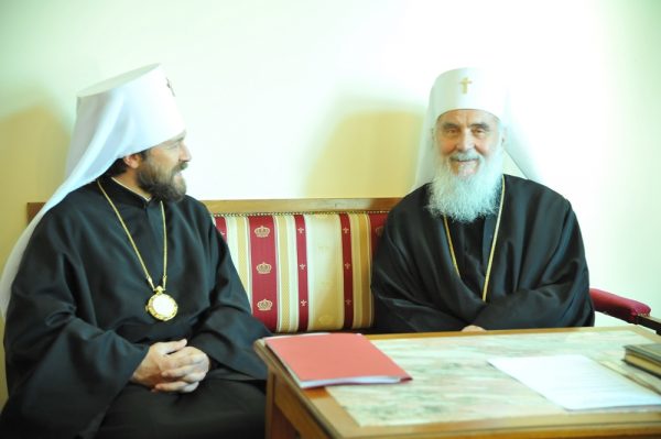 Metropolitan Hilarion of Volokolams visits Belgrade