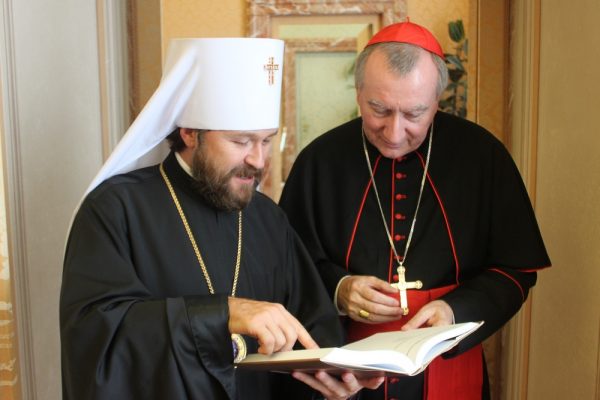 Meeting between Metropolitan Hilarion of Volokolamsk and secretary of State of the Holy See takes places in Vatican