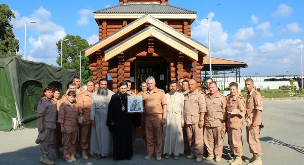 Russian chapel consecrated at a Syrian airbase