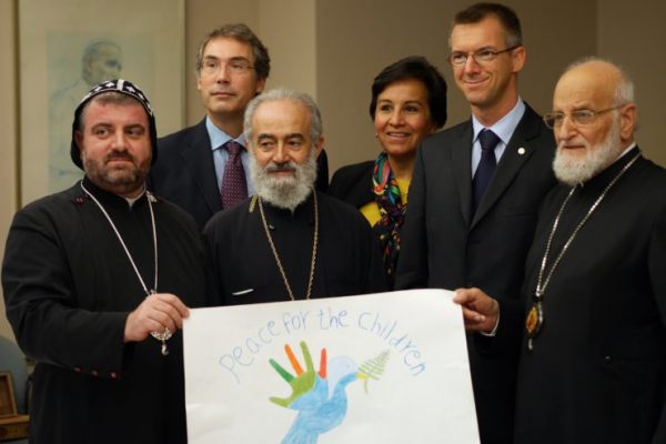 Syria: Church leaders bring children’s call for peace to European leaders