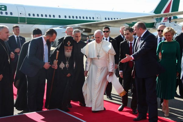 Pope Francis Holds Warm Meeting With Head of Georgia’s Orthodox Church