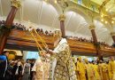 Wishes for long life were proclaimed to Elizabeth II at the patriarchal service in London