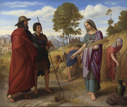 Julius Schnorr von Carolsfeld. Ruth in Boaz's Field