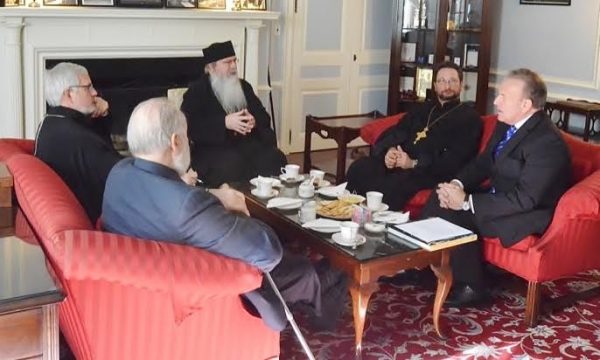 Metropolitan Tikhon discusses persecution of Christians with Billy Graham Association representative