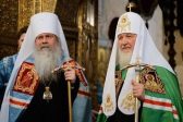 Patriarch Kirill Greets Metropolitan Tikhon with Anniversary of His Enthronement