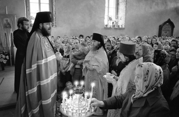 Blessing of the church of St. Nicholas in Kaliningrad. May 22, 1987