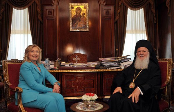 Hillary Clinton Statement on Ecumenical Patriarch Bartholomew’s 25th Anniversary as Head of the Eastern Orthodox Church