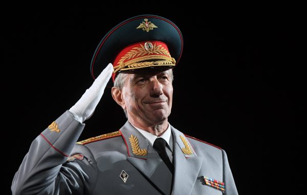 Photo: © SPUTNIK/ ILIYA PITALEV  Head of the Aleksandrov Song and Dance Ensemble of the Russian Army, Valery Khalilov. (File)