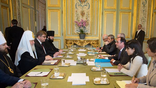 Hollande, Patriarch Kirill discuss protection of Christians in Middle East, Ukraine crisis