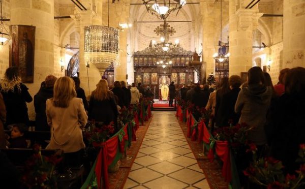 Orthodox Christians pray for victims of terror in Turkey on Christmas eve