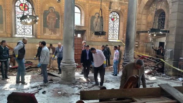 Egypt: 25 killed by bomb blast at St Mark’s Cathedral