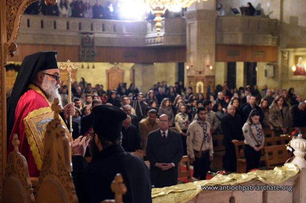 Patriarch John X Celebrates Christmas in Aleppo