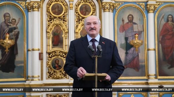 Lukashenko calls for unity in church, between nations