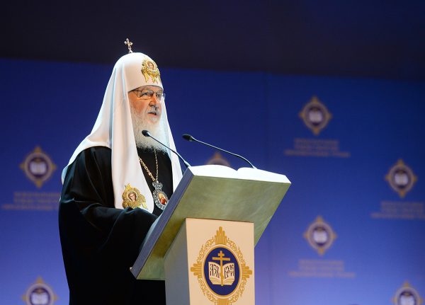 His Holiness Patriarch Kirill says the October Revolution was caused by the spiritual degradation of the people