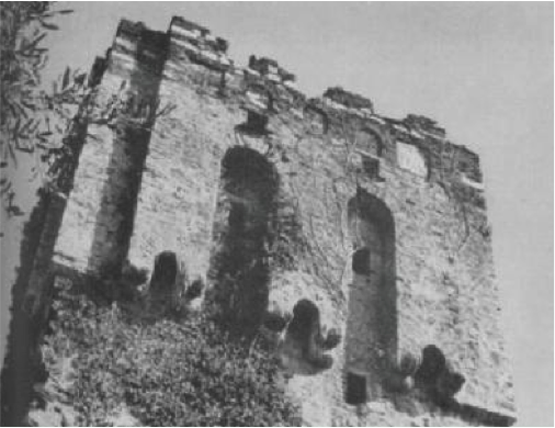 Remains from the Monastery of Almafians, an Orthodox Benedictine Monastery.