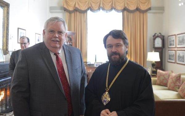 Metropolitan Hilarion meets with US Ambassador to Russia