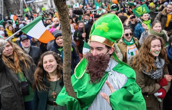 Moscow goes green after St. Patrick finally recognized by Russian Orthodox Church